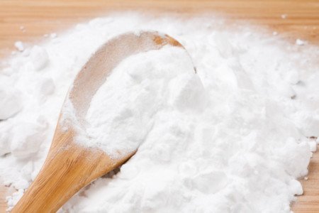 Brush with Baking soda for white teeth