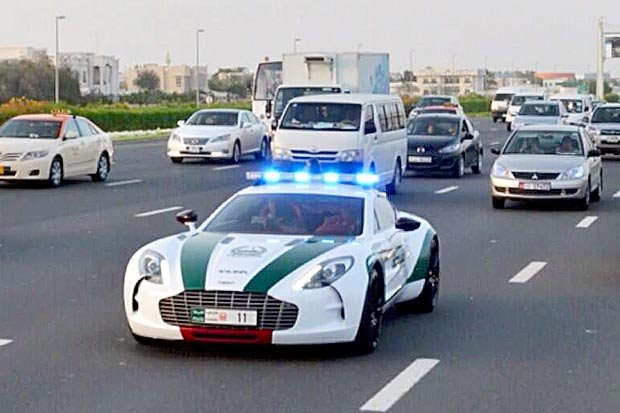 Aston Martin One Police Car