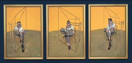 3 studies of Lucian freud Painting
