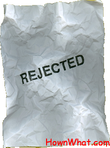sample job refusal rejection letter