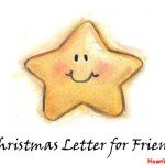 Sample Christmas Letter for Friend Template
