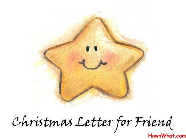 Sample Christmas Letter for Friend Template