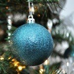 Blue Christmas Decoration Ornament