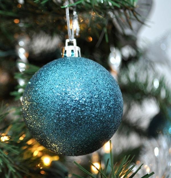 Blue Christmas Decoration Ornament